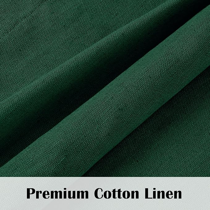 FRAMICS Farmhouse Cotton Linen Curtains - Image 7
