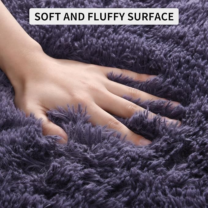 Tepook Super Soft Fluffy Rug for Bedroom, Modern Shaggy Fuzzy Kids Rugs for - Image 8
