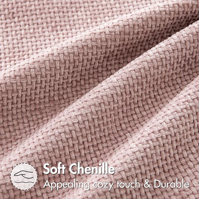 MIULEE Pack of 2 Couch Throw Pillow Covers 20x20 Inch Aesthetic Pink Modern - Image 6