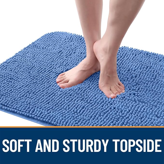 OLANLY Dog Door Mat for Muddy Paws 50x30, Super Absorbent Chenille Mud Mat | - Image 4