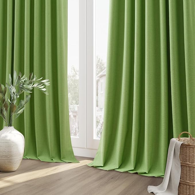 Guken 100% Blackout Curtains 90 Inch Length 2 Panels Set - Image 8