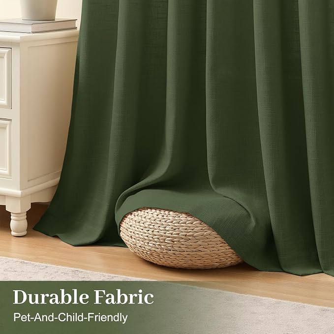 IVAPUPU Pinch Pleated Curtains 90 Inch Length 2 Panels - Image 6