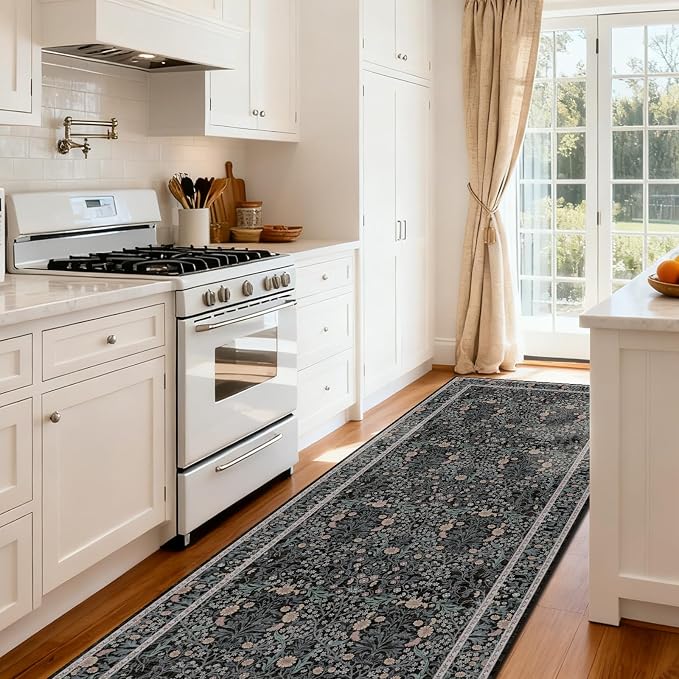 Washable 2'6" x 8' Runners for Hallways, Non Slip Long Floor Runner for Kitchen - Image 4