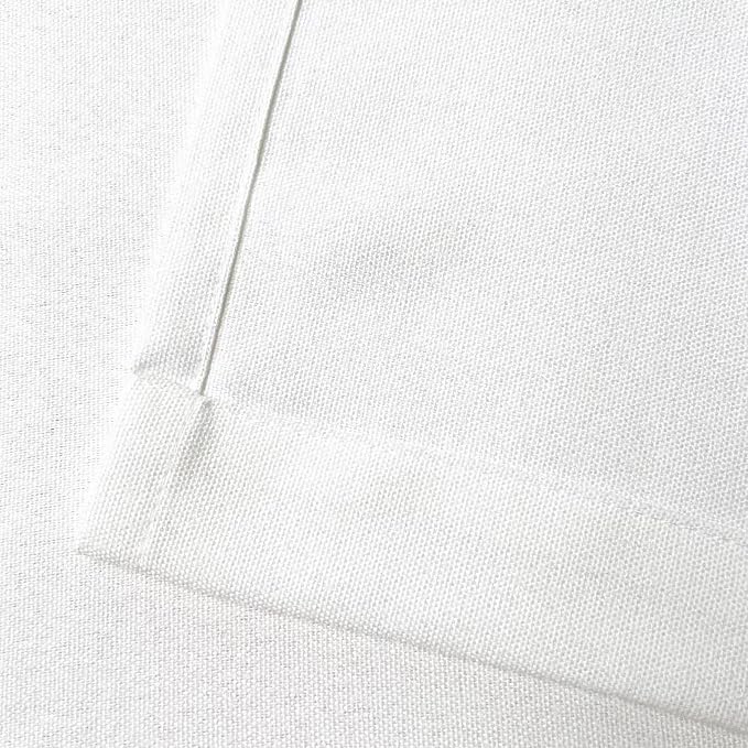 Oindec aux Linen Kitchen Curtains 45 Inch Length Cafe Curtain Tiers - Image 6