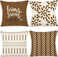 YCOLL Pillow Covers 20x20 Set of 4, Modern Sofa Throw Pillow Cover, Decorative by PillowCoversExpert