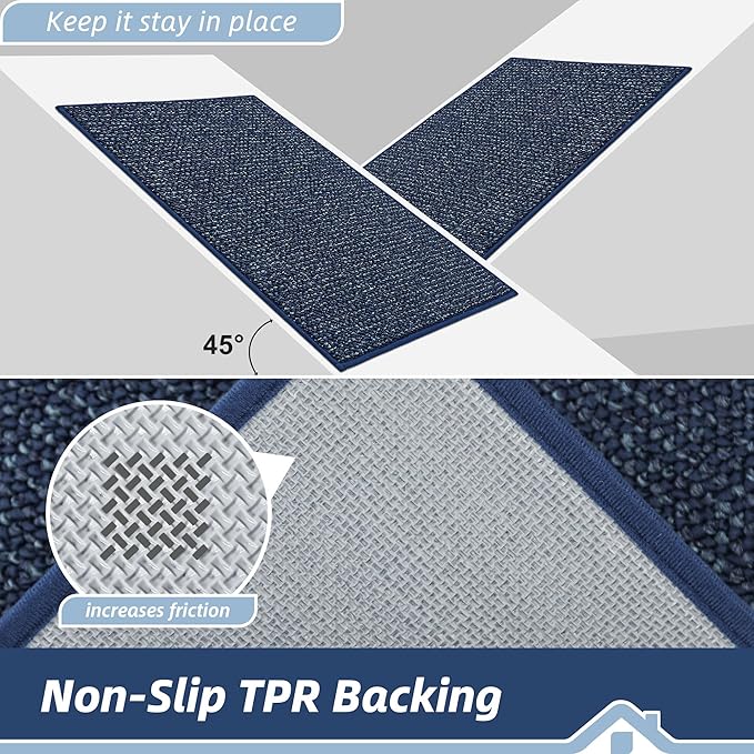 BEQHAUSE Kitchen Runner Rugs 24"x60", Kitchen Mats - Image 4