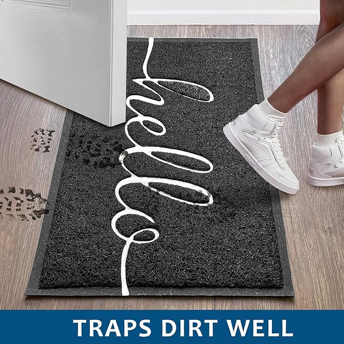 EARTHALL Funny Hello Mats Outside/Inside 71"x47", Front Door Mat Outdoor - Image 4