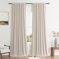 Guken 100% Blackout Curtains 120 Inch Length 2 Panels Set by Guken
