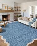 GarveeHome Scalloped Washable Area Rug 8 x 10 Rug by GarveeHome