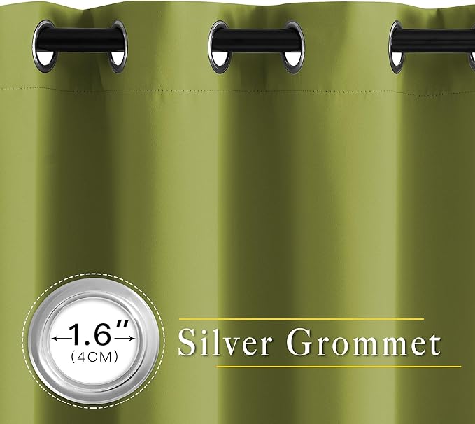 NICETOWN Room Darkening Draperies Curtains Panels - Image 2