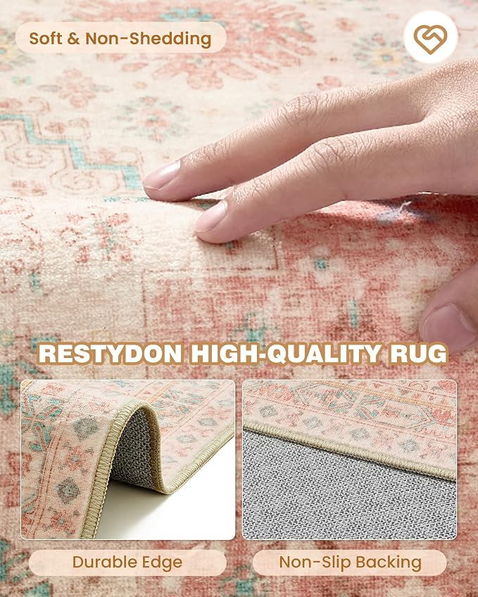 2x5 Rug Runner Non-Slip Washable Rugs - Image 5