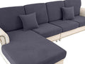 LA MEACK Couch Cushion Covers Seat Cushion Cover Stretch Couch Cover Separate by LA+MEACK