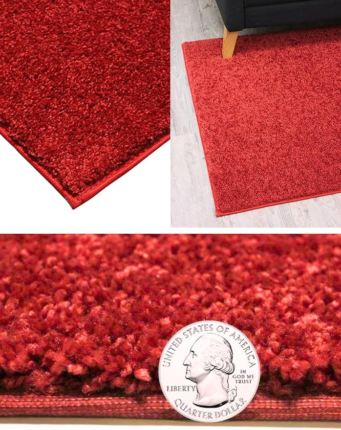 KOECKRITZ Soft and Colorful Kids Classroom Area Rugs (Passes Flammability Pill Test) Many Sizes and Bright Colors to Select from (10' x 14', Fire Engine)