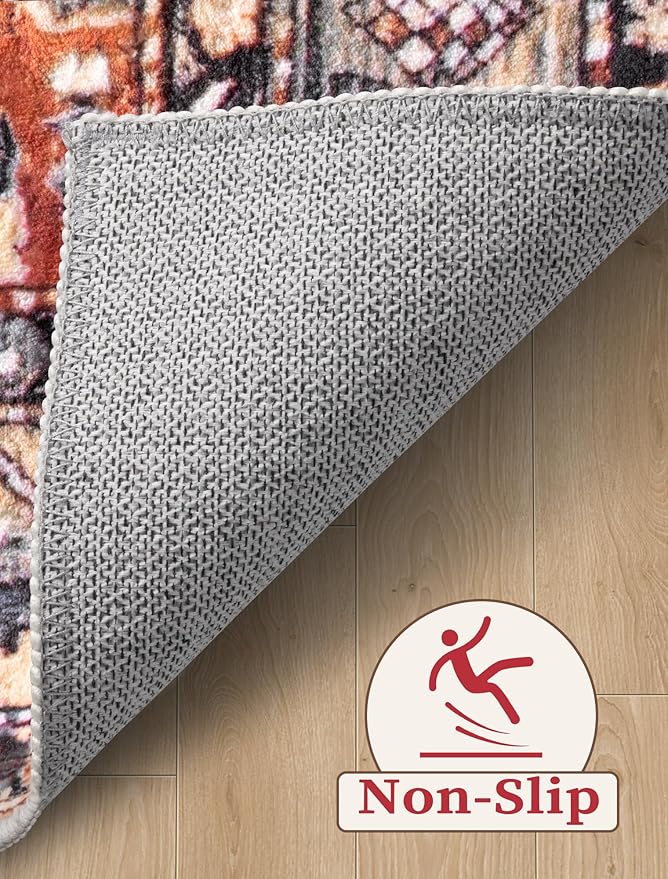SERISSA Runner Rug for Hallways, 3x10 Washable Non Slip Kitchen Runner Rug - Image 4