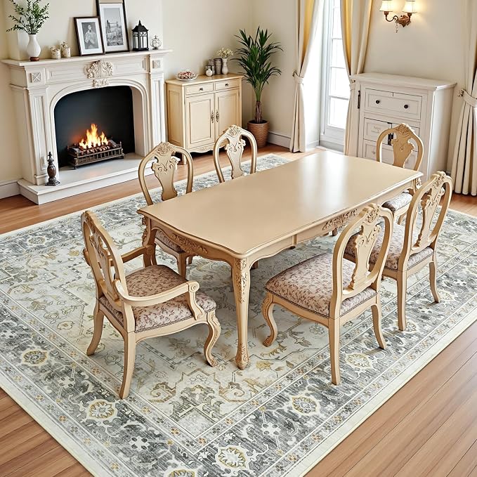 Lofus 5x7 Area Rugs for Living Room, Machine Washable Non-Slip Area Rug - Image 5