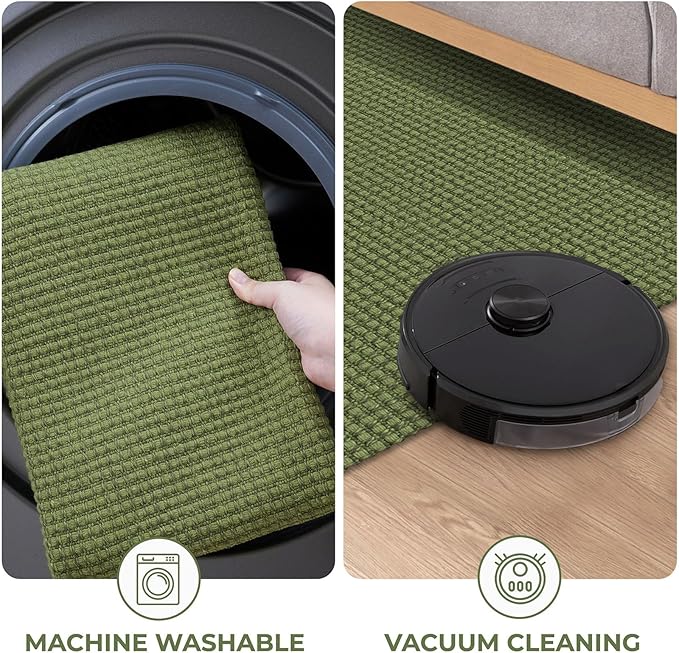 KOZYFLY Indoor Door Mat 2x3 ft Small Area Rugs Washable Front Door Mat Non Slip - Image 7