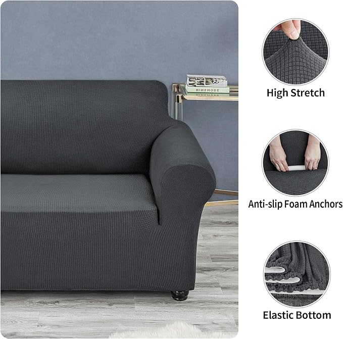 Joccun Stretch Chair Couch Cover, 1-Piece Sofa Slipcover Spandex Jacquard - Image 5
