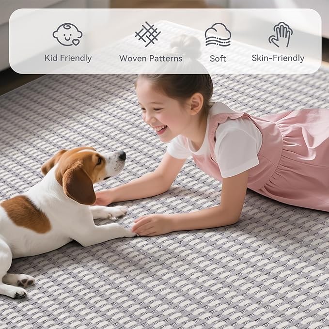 YDKGL 2x3 ft Indoor Door Mat Entryway Rug Non Slip Woven Washable Area Rugs - Image 3
