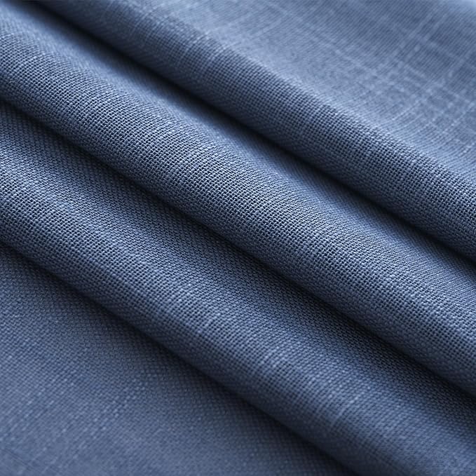Navy Blue Curtains 90 inch Length - Image 5