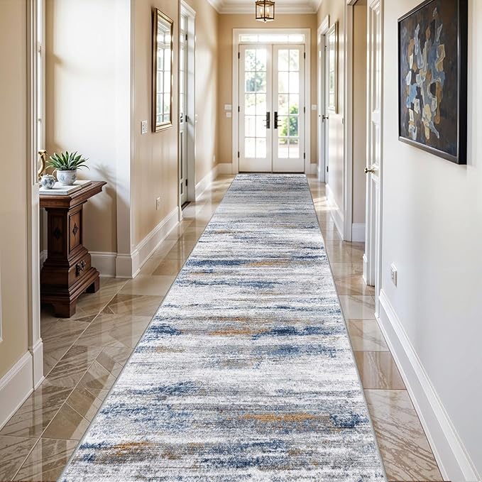 3x13 Washable Runner Rug for Hallway: Extra Long Runners for Entryway Living - Image 2