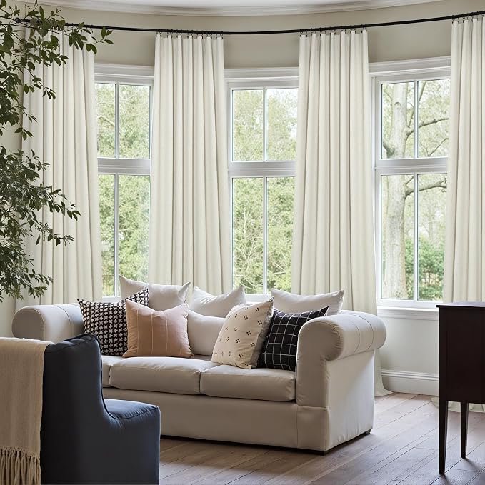 Blackout Window Curtains 2 Panel Set - Image 7