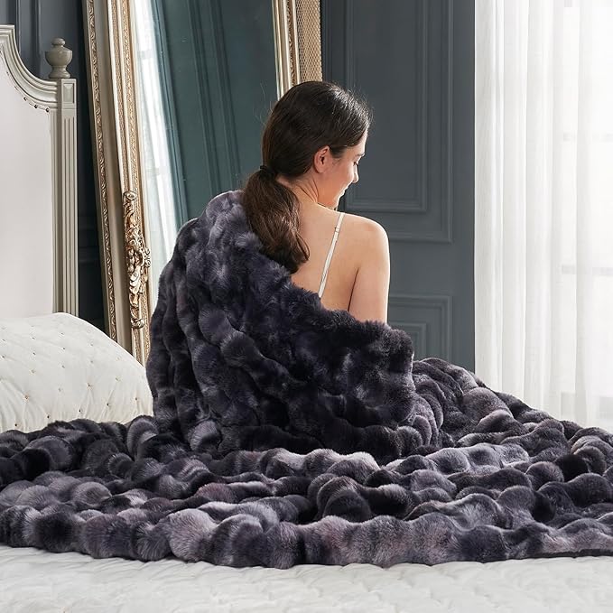 Cozy Bliss Faux Fur Throw Blanket - Image 9