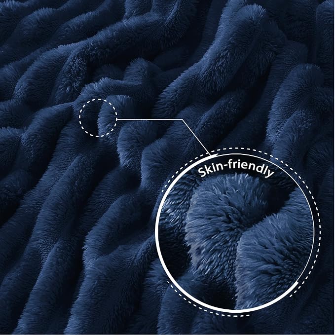 Exclusivo Mezcla Striped Queen Size Fleece Blanket - Image 5