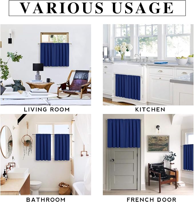 RYB HOME RV Curtains for Camper Windows, Mini Small Thermal Insulated Sunlight - Image 7