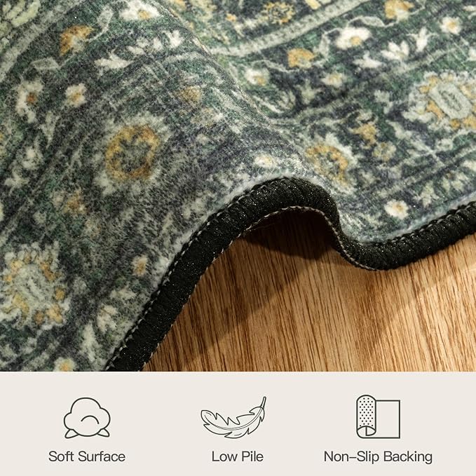 Lofus 9x12 Area Rug for Living Room, Soft Boho Carpets for Bedroom Dining Room - Image 7