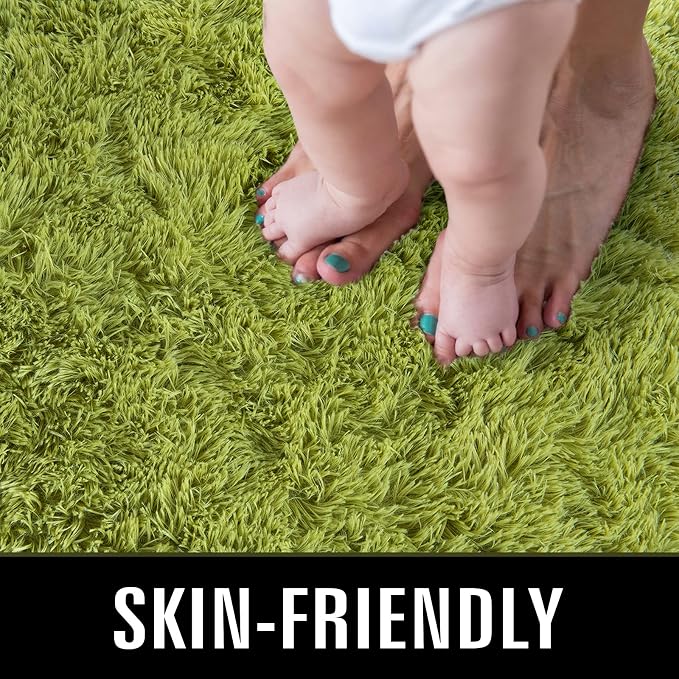 TWINNIS Super Soft Shaggy Rugs Fluffy Carpets, 4x5.9 Feet, Indoor Modern Plush - Image 3