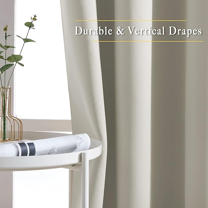 NICETOWN Blackout Natural Window Treatments - Image 5