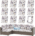 Waterproof Outdoor Cushion Covers, Stretch Patio Slipcovers | UV Resistant by hyha