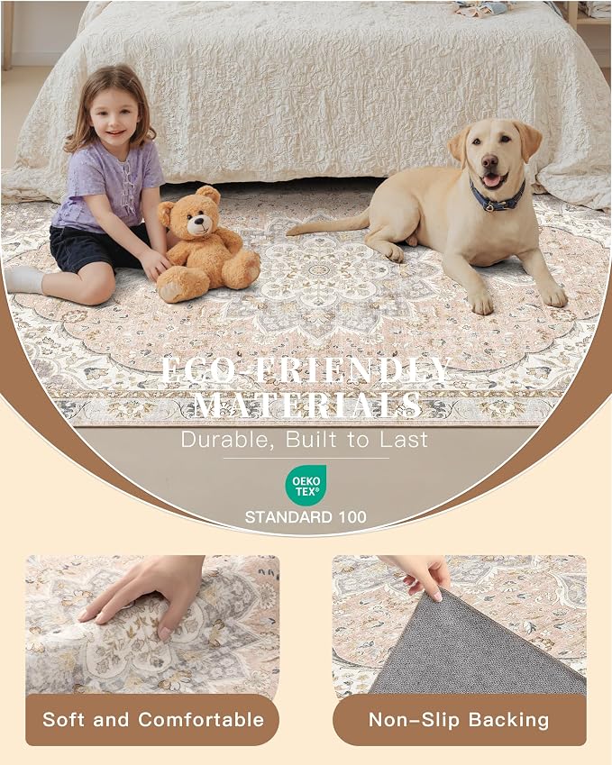 Madane Hallway Runner Rug 2x8 Washable Kitchen Rugs Non-Slip, Soft Ultra-Thin - Image 6