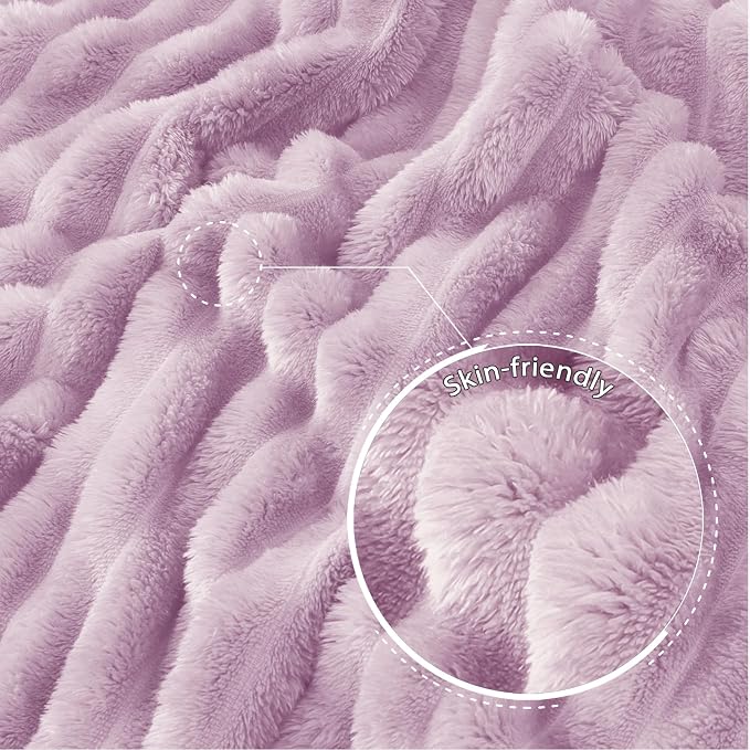 Exclusivo Mezcla Striped Queen Size Fleece Blanket - Image 5