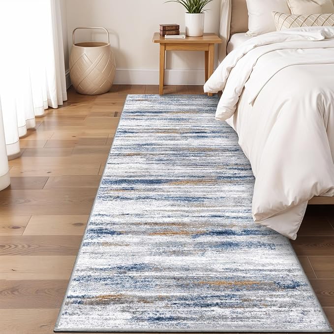 2x8 Washable Runner Rug for Family: Easy-to-Clean Runners for Hallway Entryway by WIEVEDENS