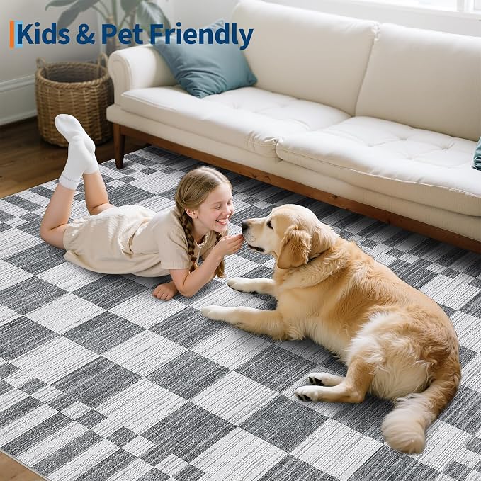 GarveeHome 2x10 Checkered Kitchen Runner Rug - Image 9
