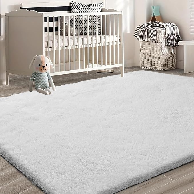 10X14 Large Area Rugs for Living Room Bedroom, Soft Fluffy Indoor Carpet - Image 5