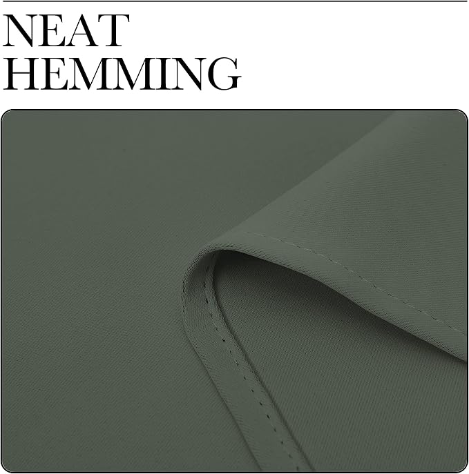 NICETOWN Dark Mallard Blackout Curtain Panels - Image 8