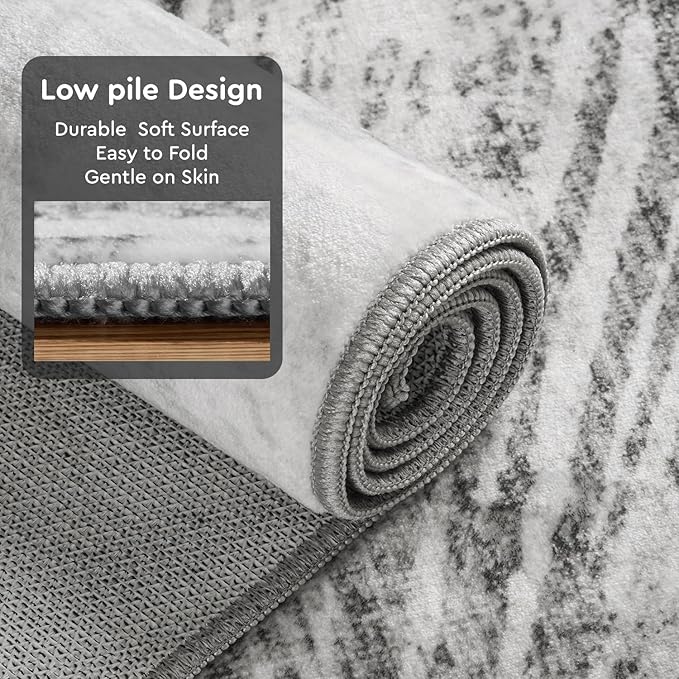 5x7 Area Rugs for Living Room-Machine Washable Rug Ultra Soft Non Slip Area Rug - Image 4