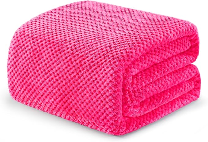Exclusivo Mezcla Fleece Bed Blanket King Size, Super Soft and Warm Blankets by ExclusivoMezcla