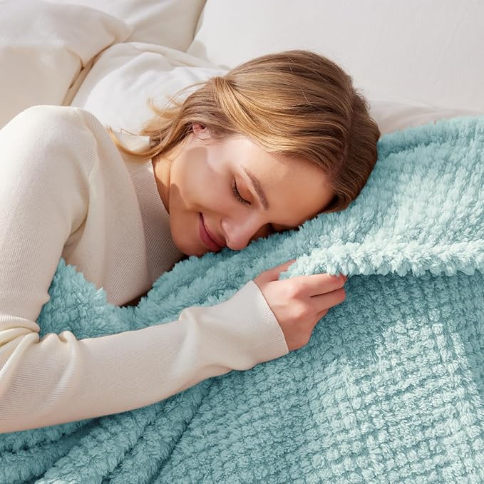 Whale Flotilla Extra Large Fuzzy Fleece Throw Blanket - Image 8