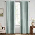 MIULEE 100% Blackout Linen Curtains by MIULEE