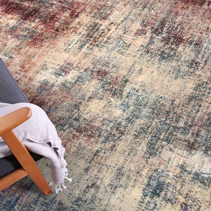 IOHOUZE Abstract Runner Rug 2x8 Ft Washable Runners - Image 7