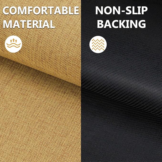 Ultra Thin Indoor Door Mat 24"x47", Non Slip Low-Profile Doormats | Rubber - Image 3