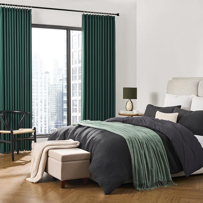 Dark Emerald/Hunter Green Curtains - Image 4