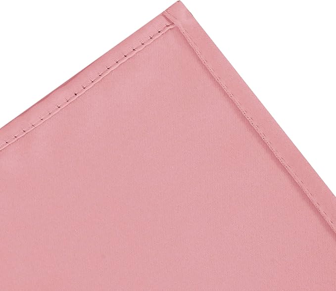 LEMOMO Pink Blackout Curtains 66 x 63 Inch Length/Set of 2 Curtain - Image 8