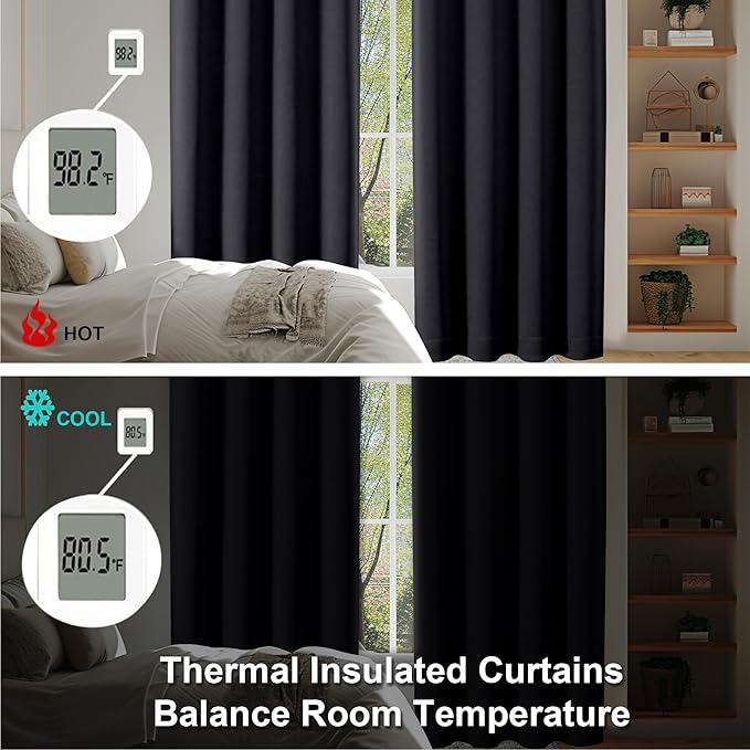 Simplebrand Ava Blackout Extra Long 10ft Curtains - Image 6