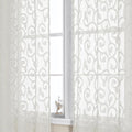 OWENIE Furman Ivory Sheer Curtains 84 inches Long by OWENIE
