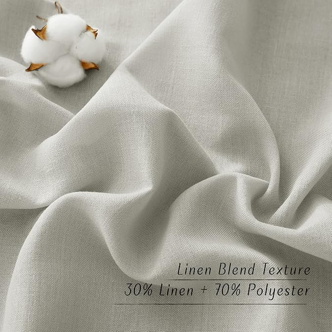 NICETOWN Linen Curtains 96 inches Long - Image 4