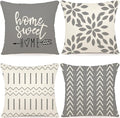 YCOLL Pillow Covers 16x16 Set of 4, Modern Sofa Throw Pillow Cover, Decorative by PillowCoversExpert